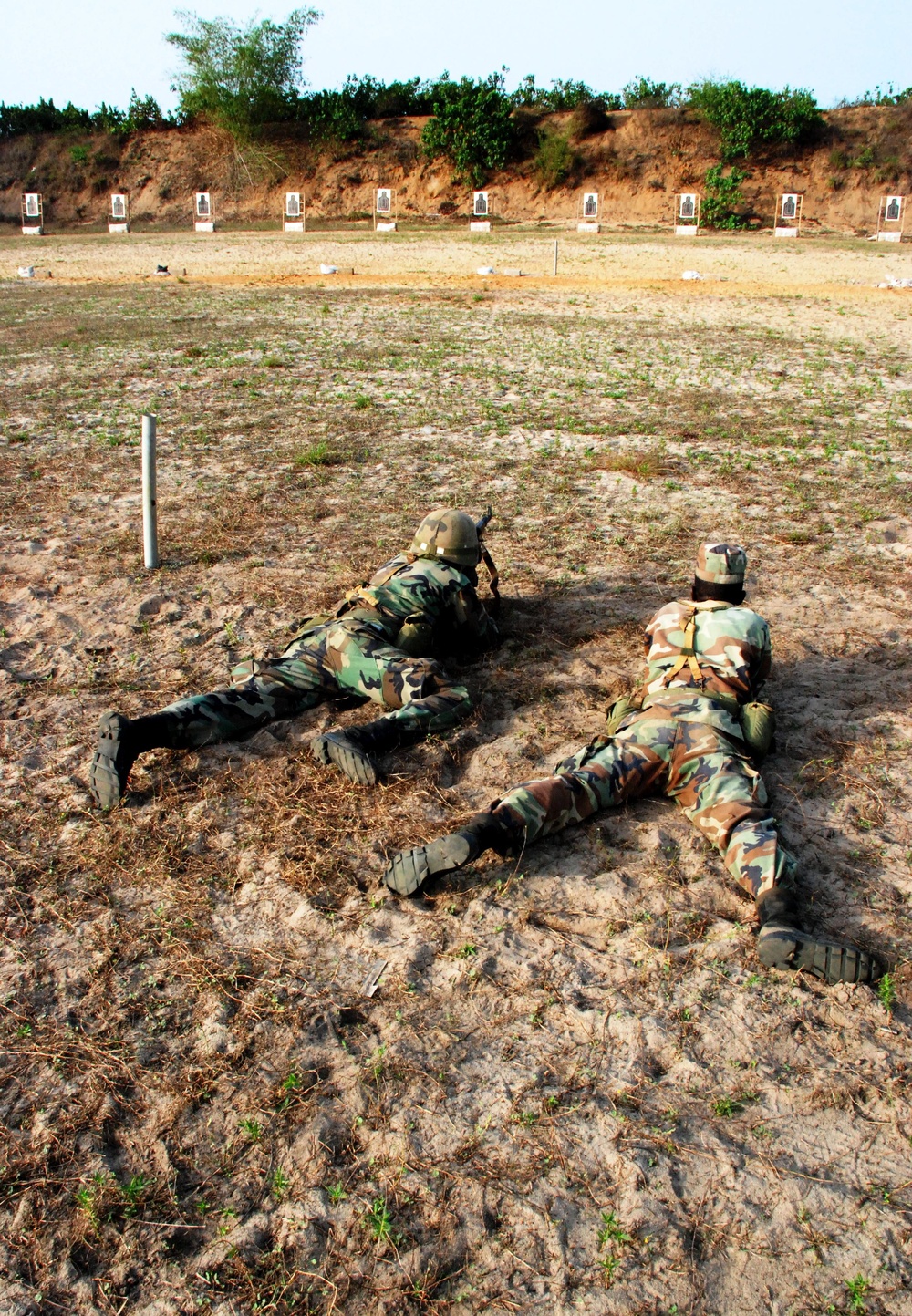 Armed Forces of Liberia’s soldiers are autonomous on rifle range