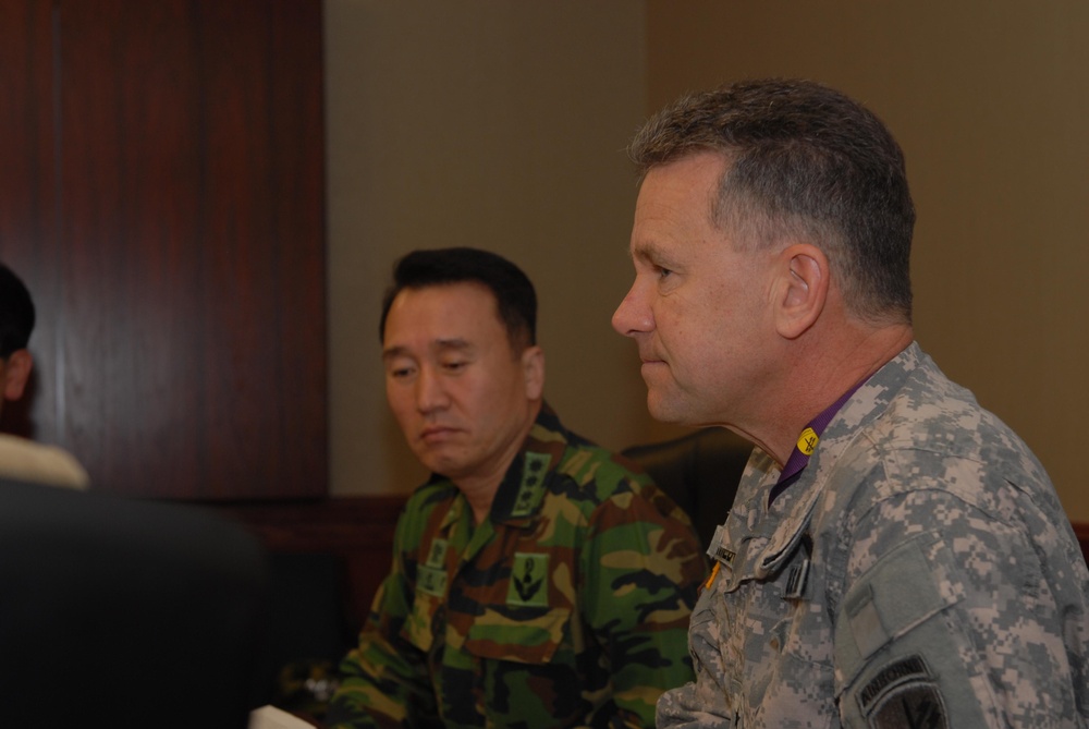 California Army Reserve Unit Hosts Korean Delegation for Civil-Military Planning