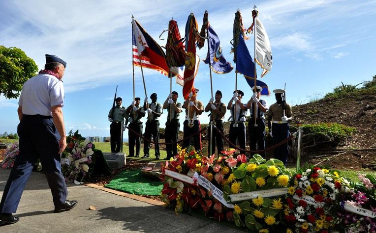 Joint Service Color Guard honors WWII Filipino-American Vets