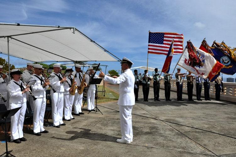 Joint Service Color Guard honors WWII Filipino-American Vets