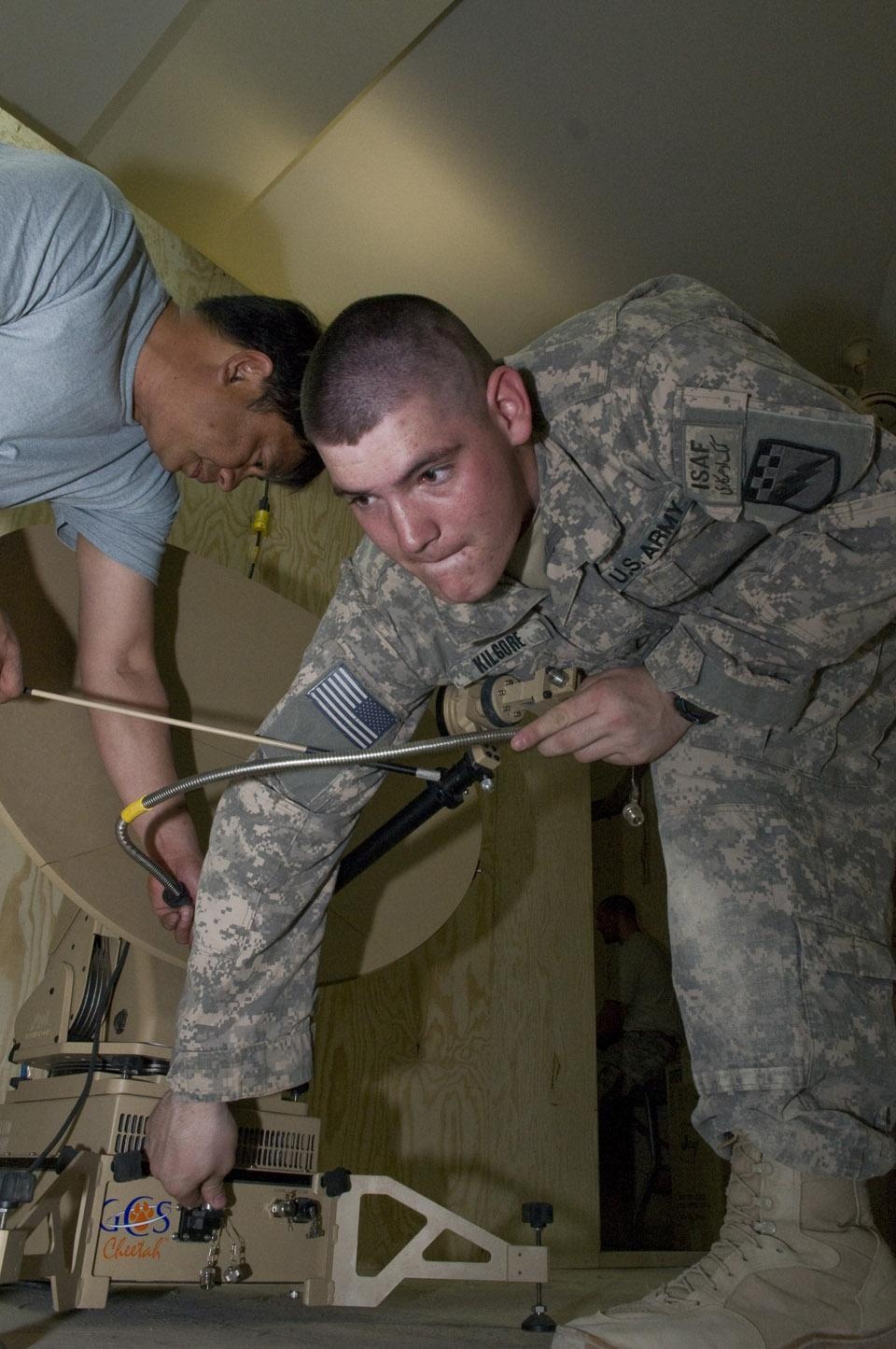Morale Sat keeps Spin-B Soldiers connected