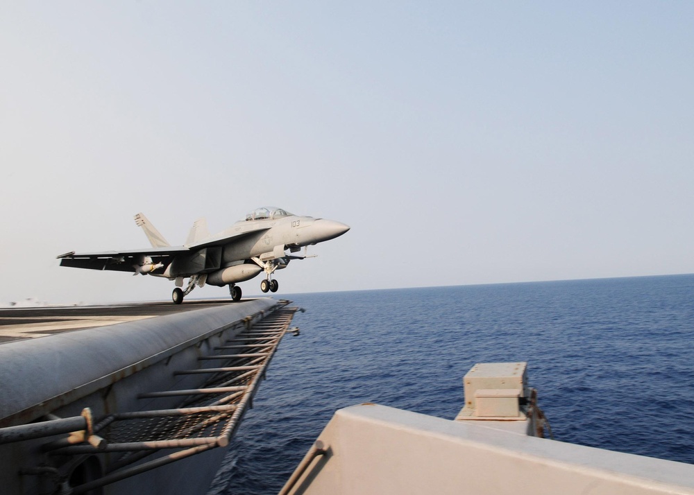 USS Ronald Reagan Action