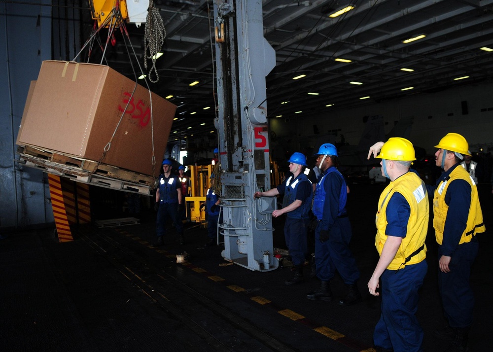 USS Ronald Reagan Action