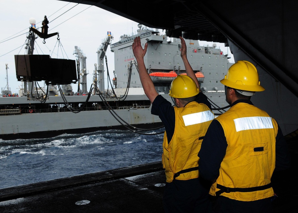 USS Ronald Reagan Action