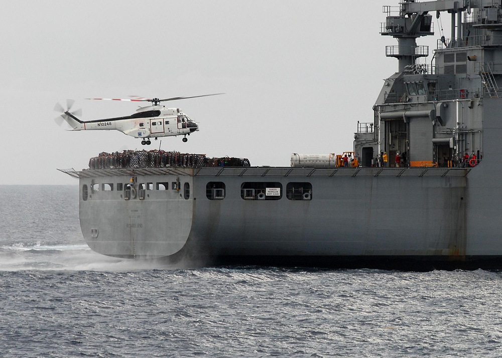 USS Ronald Reagan Action