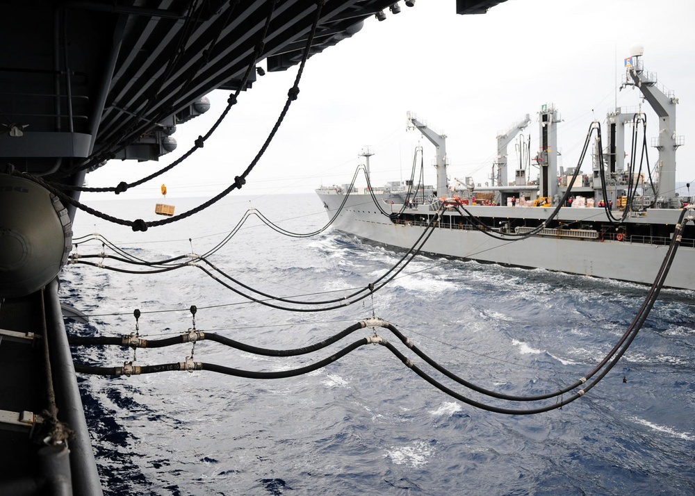 USS Ronald Reagan Action
