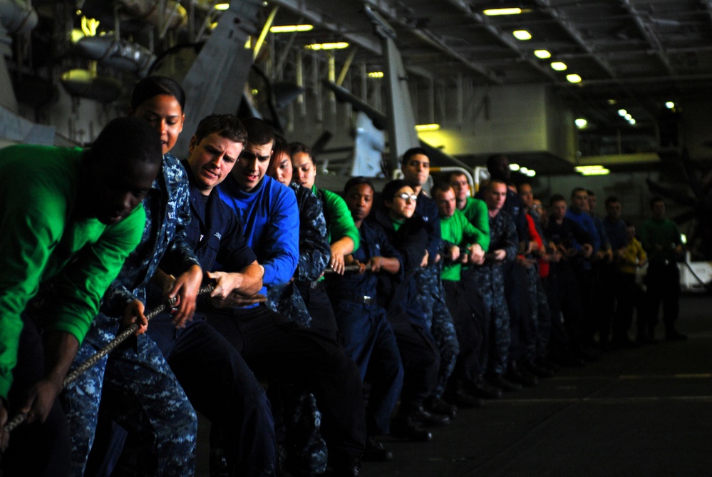 USS Ronald Reagan Action