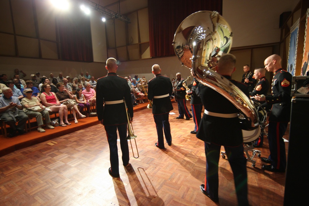 Brass band rocks festival in Florence