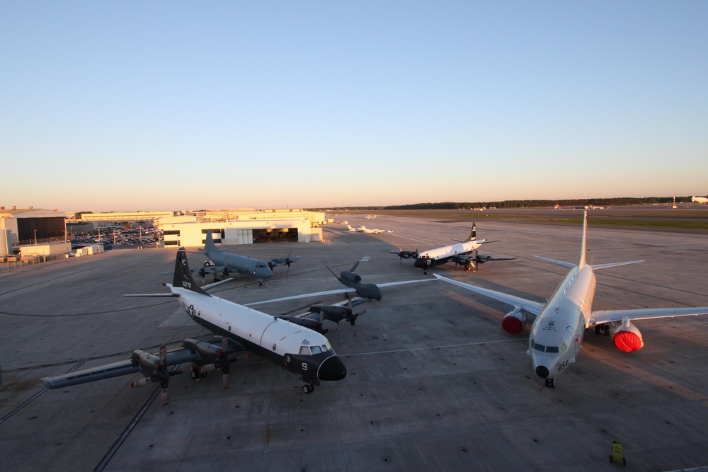 Aircraft on NAS Jacksonville's Tarmac