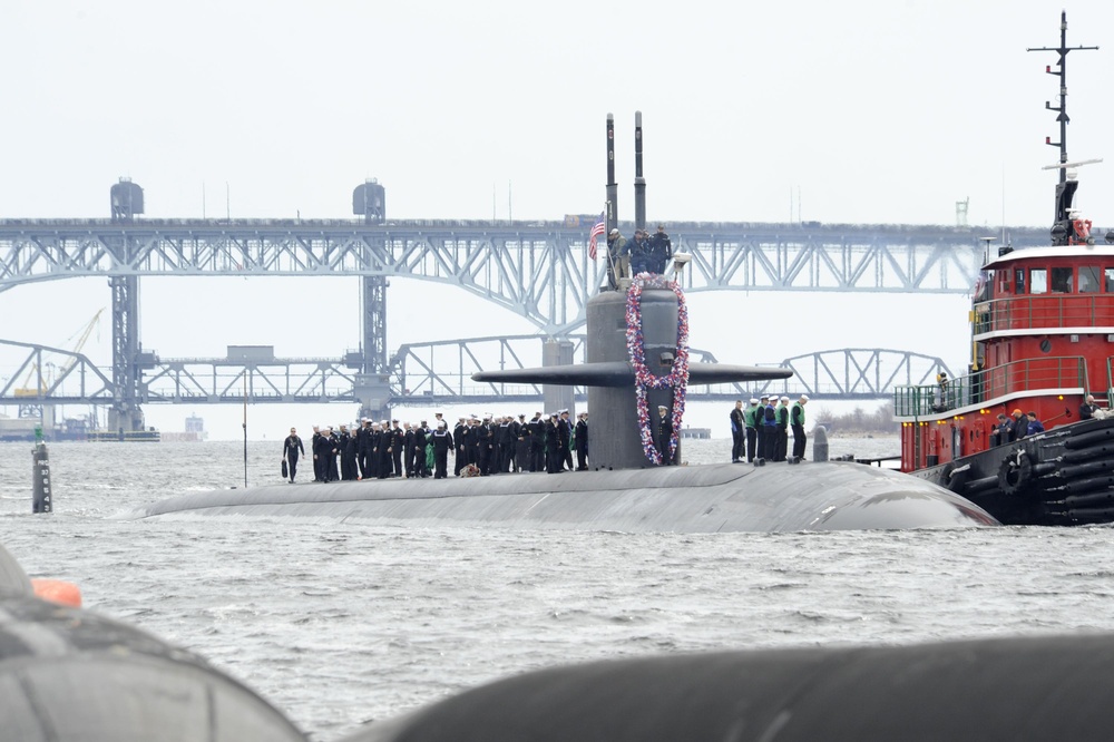 USS Providence Returns to Connecticut