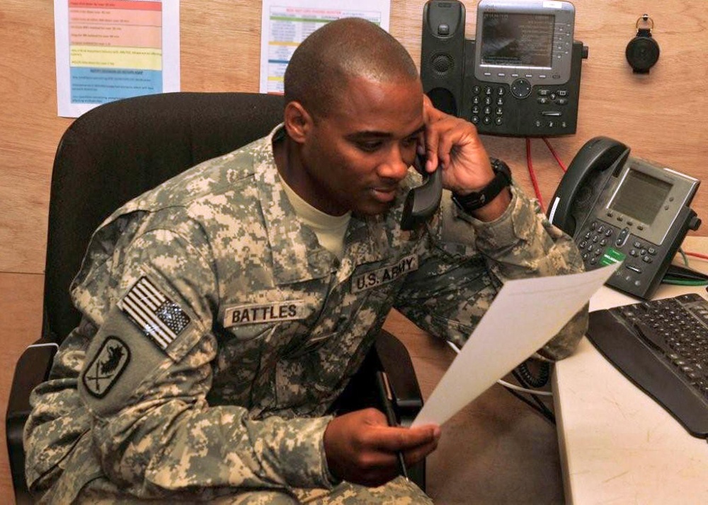 Communications specialist keeps information lines open during Operation New Dawn