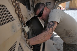 Working on an MRAP