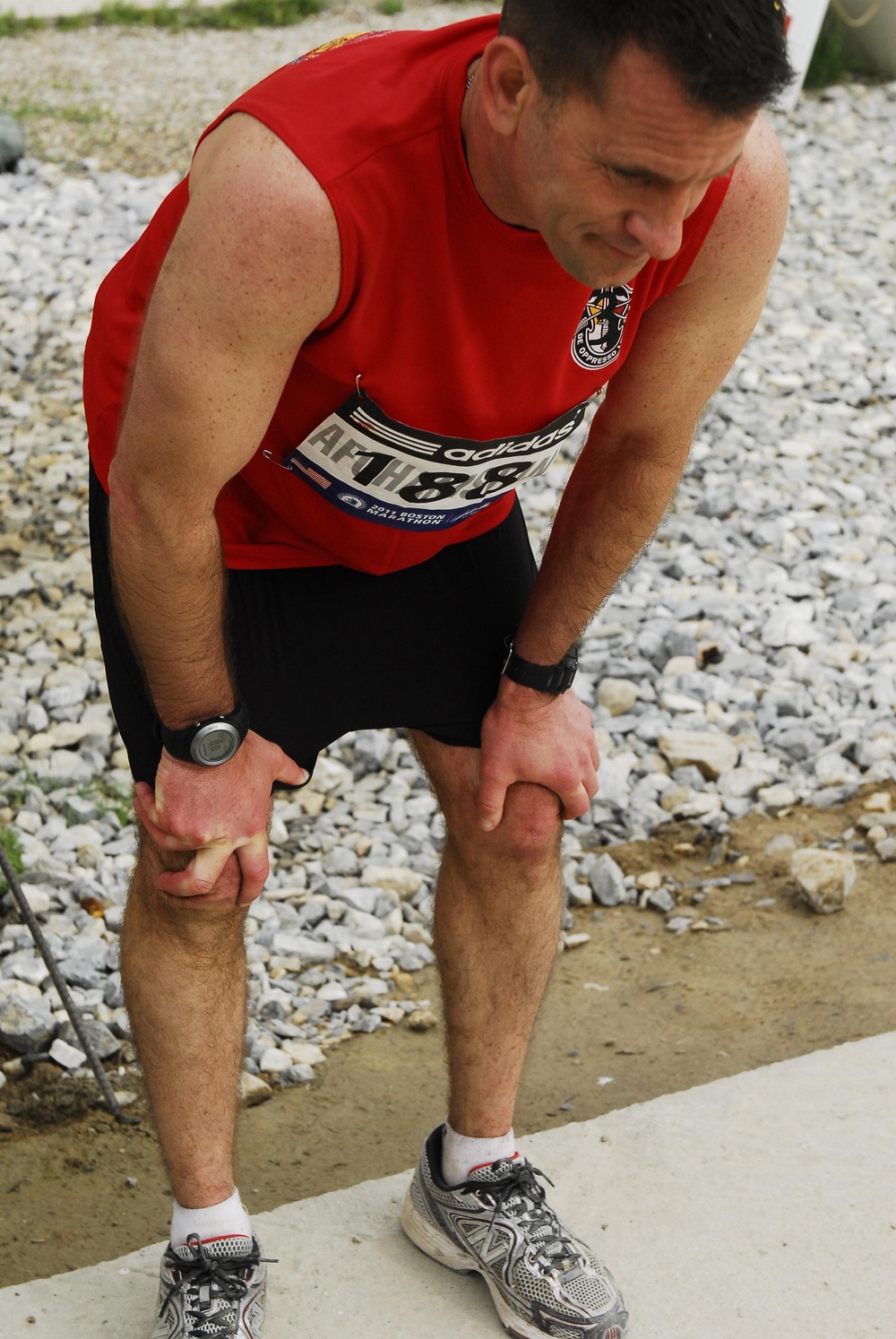 Boston Marathon comes to Bagram; CJSOTF-A shows their pride