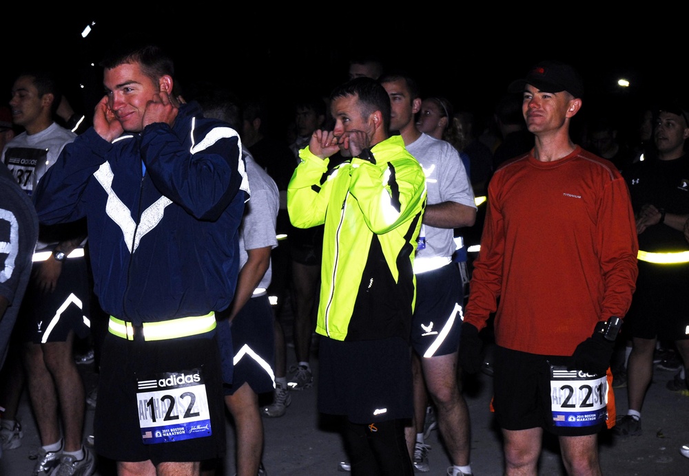 Boston Marathon comes to Bagram; CJSOTF-A shows their pride