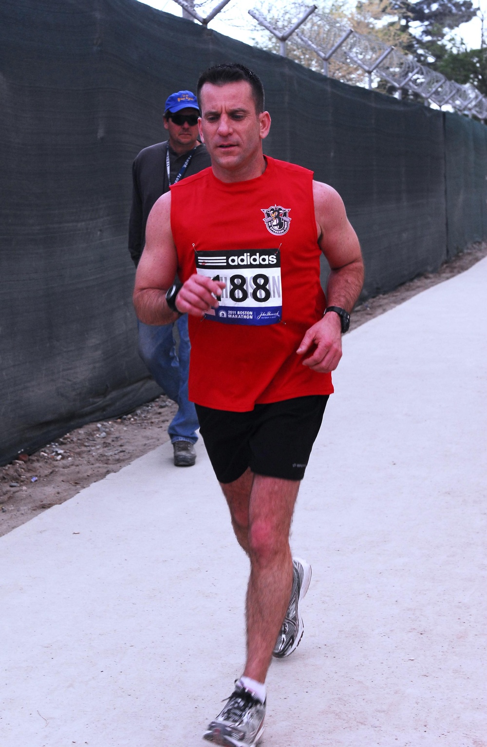 Boston Marathon comes to Bagram; CJSOTF-A shows their pride