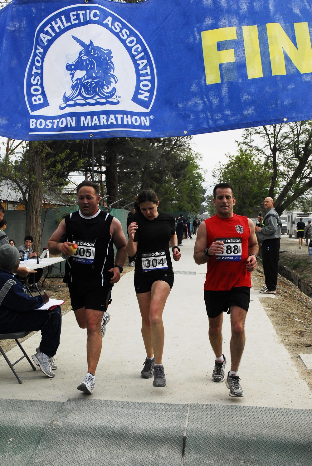 Boston Marathon comes to Bagram; CJSOTF-A shows their pride