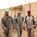 ‘Vanguard’ Battalion, 11th Iraqi Army Division senior enlisted leaders tour headquarters, share meal
