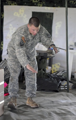 UPDF, Georgia NG soldiers carve DZs, understanding out of Ugandan bush during AD11