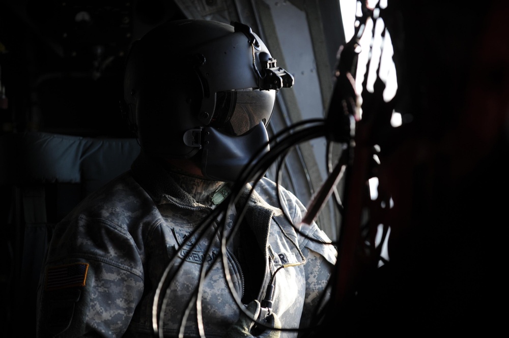 820th Airborne Red Horse conduct air drop and sling load training on Nellis AFB