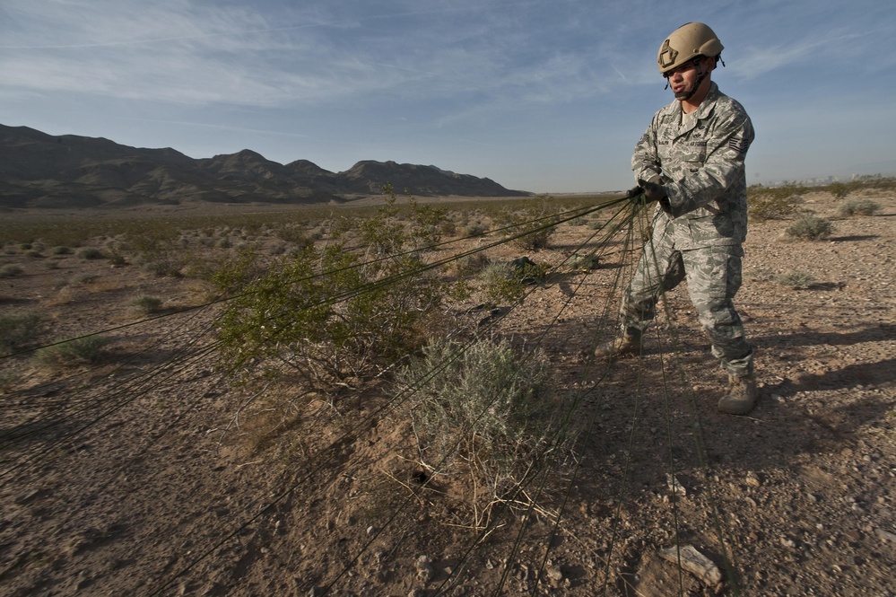 DVIDS - Images - 820th Airborne Red Horse conduct air drop and sling ...