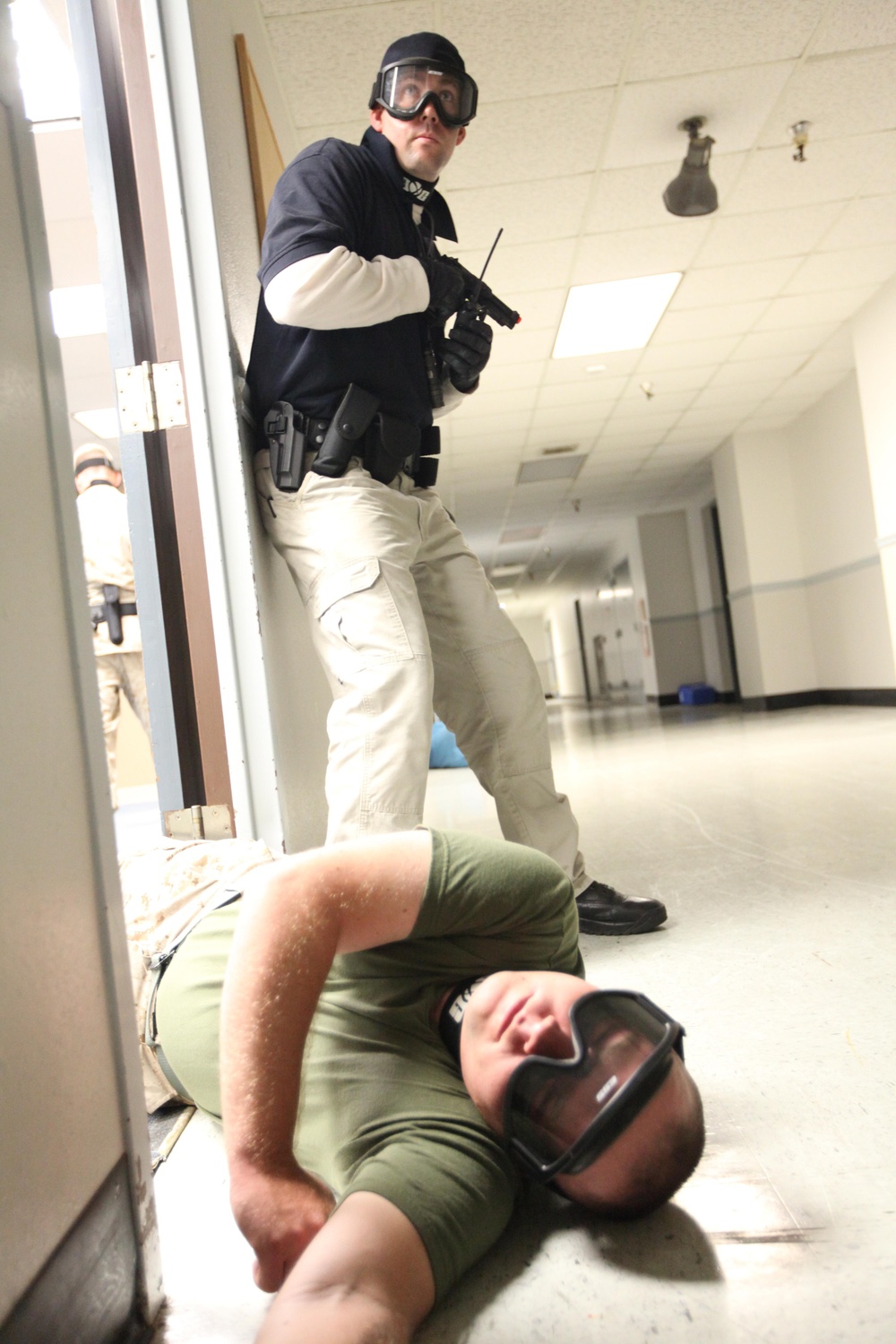 Marine Corps Police practice active shooter scenarios