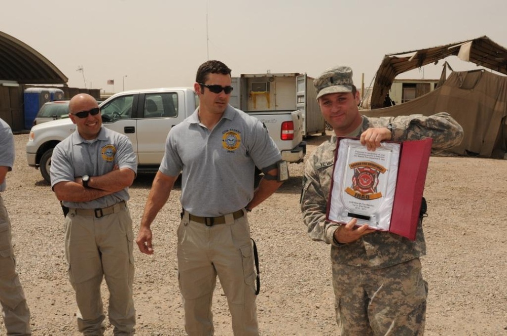 Going above and beyond his duties: Texas guardsman receives fire warden award