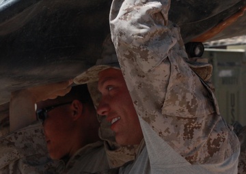 Marine trucker keeps fuel flowing