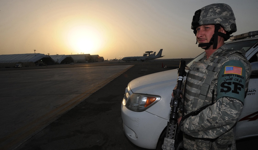 Mobility Airman profile: Scott AFB senior airman supports security, force protection ops at Southwest Asia outpost