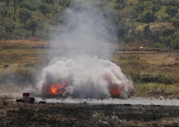 US, AFP service members demonstrate interoperability for Philippine President