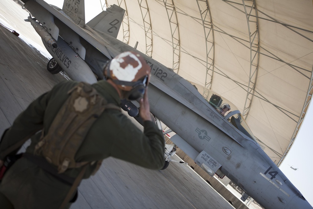 Werewolves of the Wing: VMFA-122 supports coalition in Afghanistan