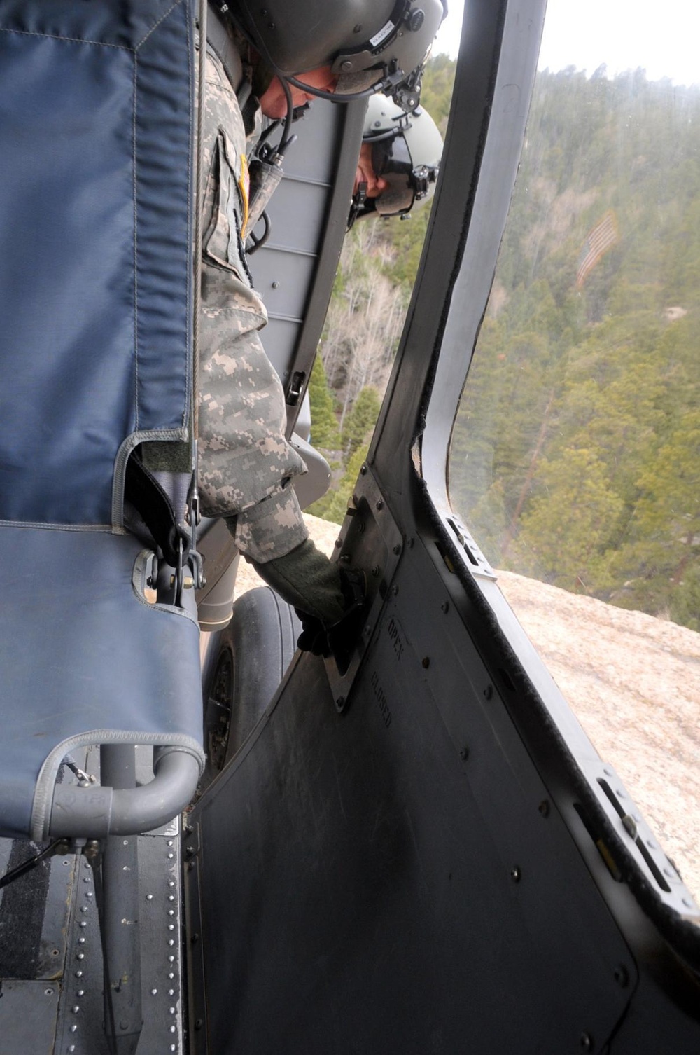 All-American Pilots see Pikes Peak from cockpit