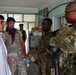 Bayonet soldiers first to visit clinic in borderlands