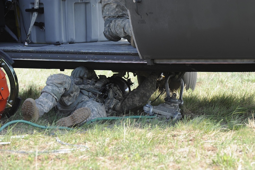 Texas National Guard Helps Fight Wildfires in North Texas