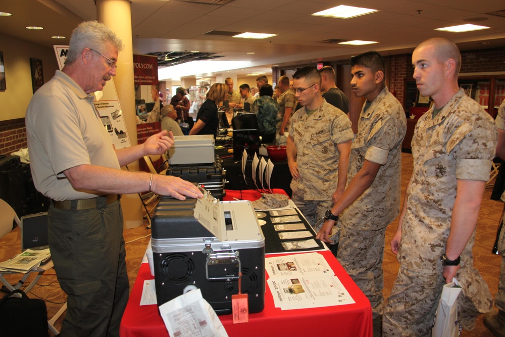 Marines attend 14th Annual Technology Expo