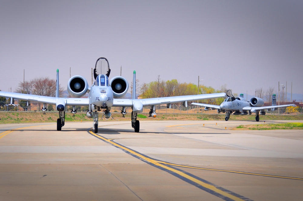 Osan's A-10C at full force