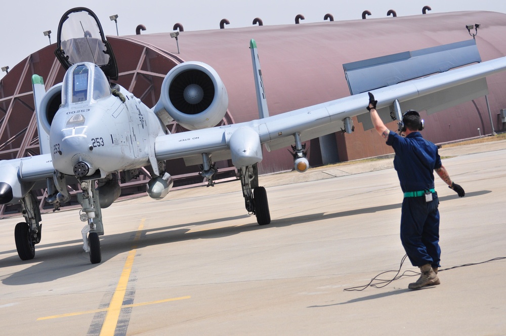 Osan's A-10C at full force