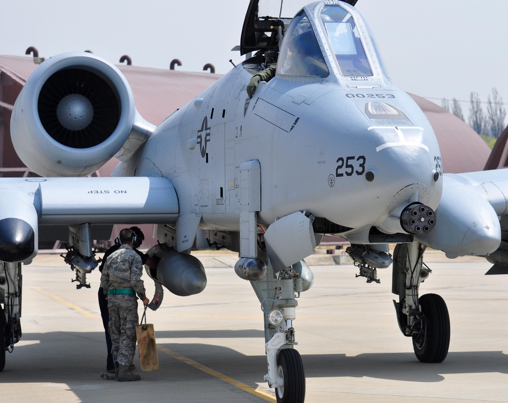 Osan's A-10C at full force