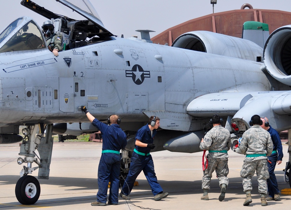 Osan's A-10C at full force