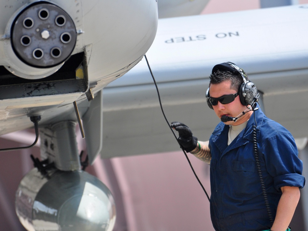 Osan's A-10C at full force