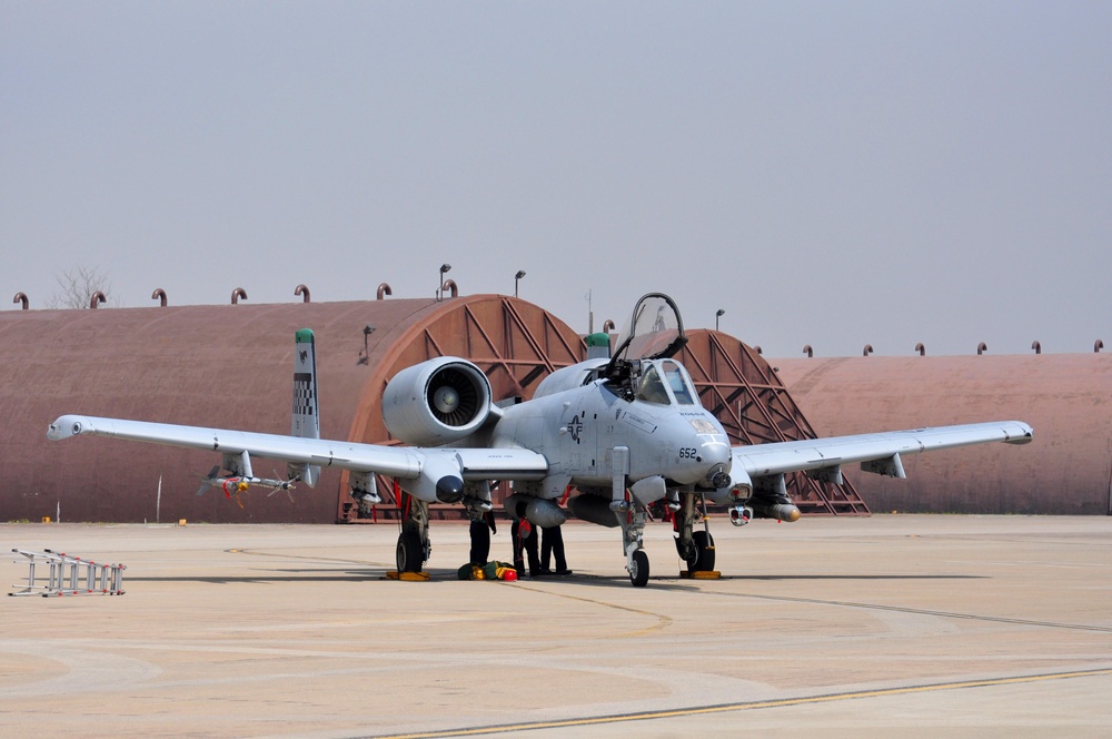 Osan's A-10C at full force
