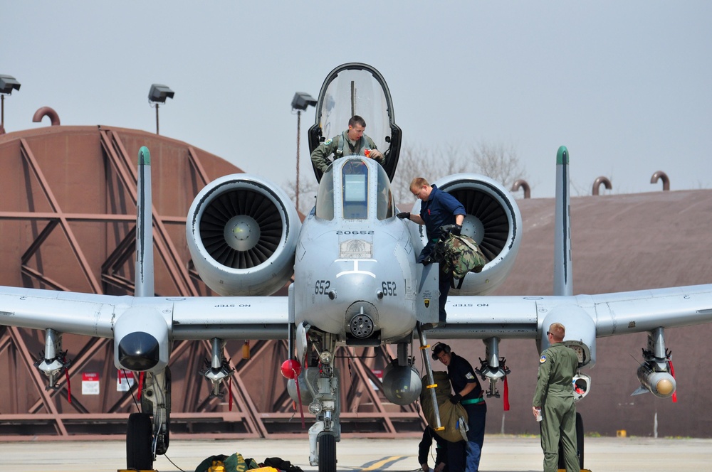 Osan's A-10C at full force