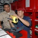 USS Nitze Sailors Explains Firefighting Equipment