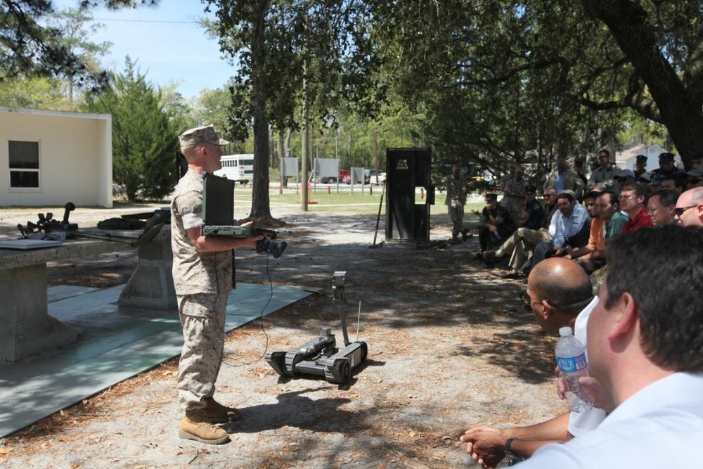 DVIDS Images Society of American Military Engineers visits the Marine Corps Engineer School
