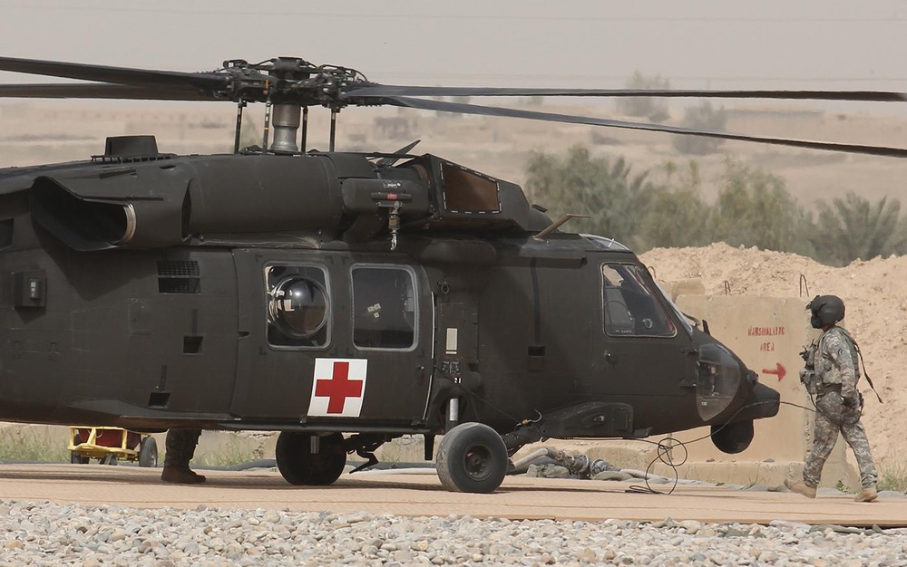 COS Cobra receives aerial assets to ensure timely medical care for troops