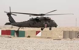 COS Cobra receives aerial assets to ensure timely medical care for troops