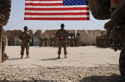 Bulldog Troop Change of Command