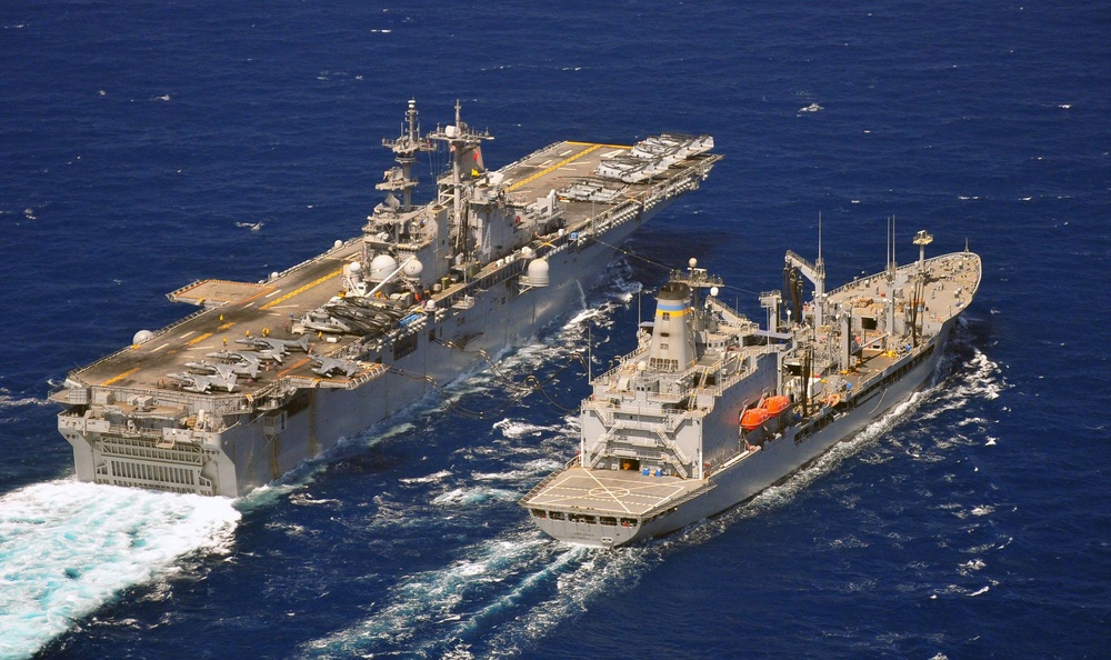USS Boxer Action