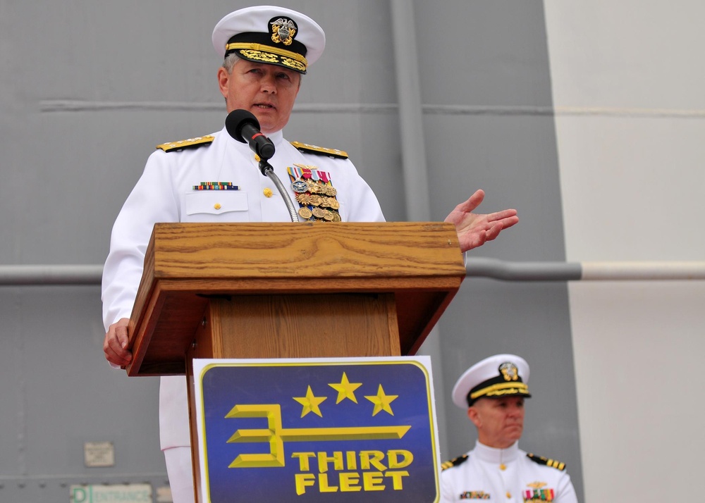 US 3rd Fleet Change of Command Ceremony