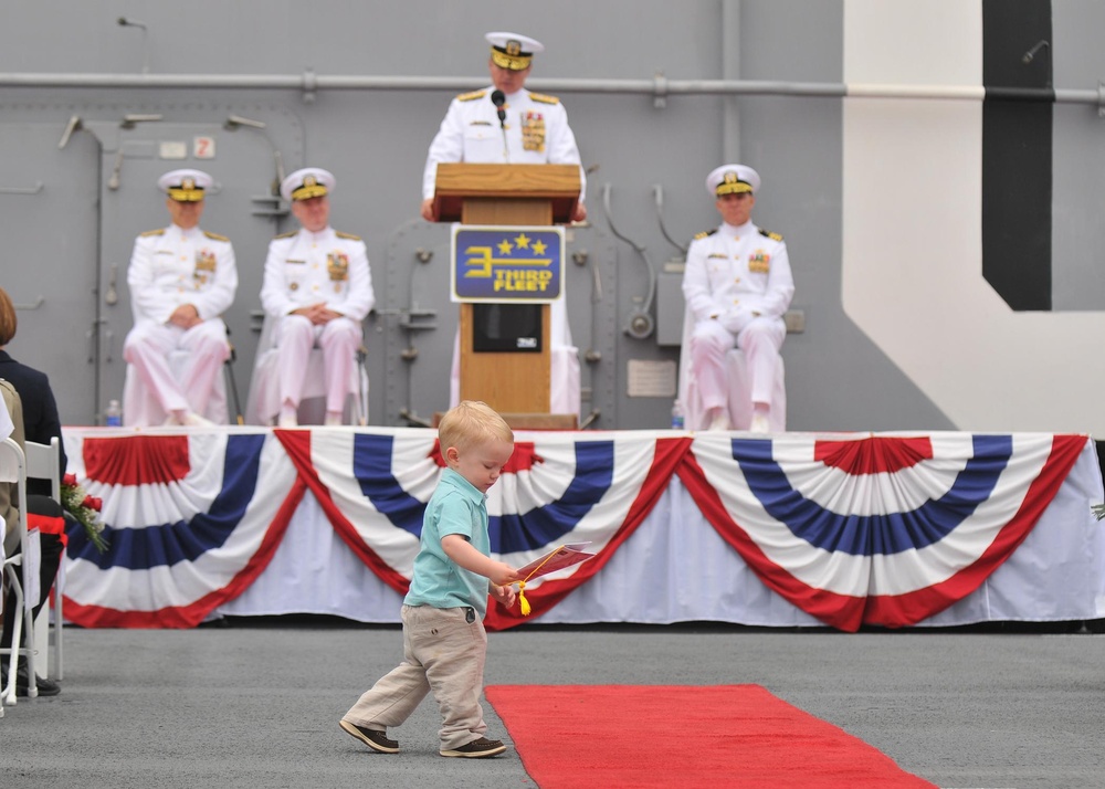 US 3rd Fleet Change of Command Ceremony