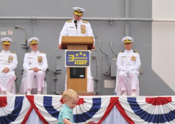 US 3rd Fleet Change of Command Ceremony